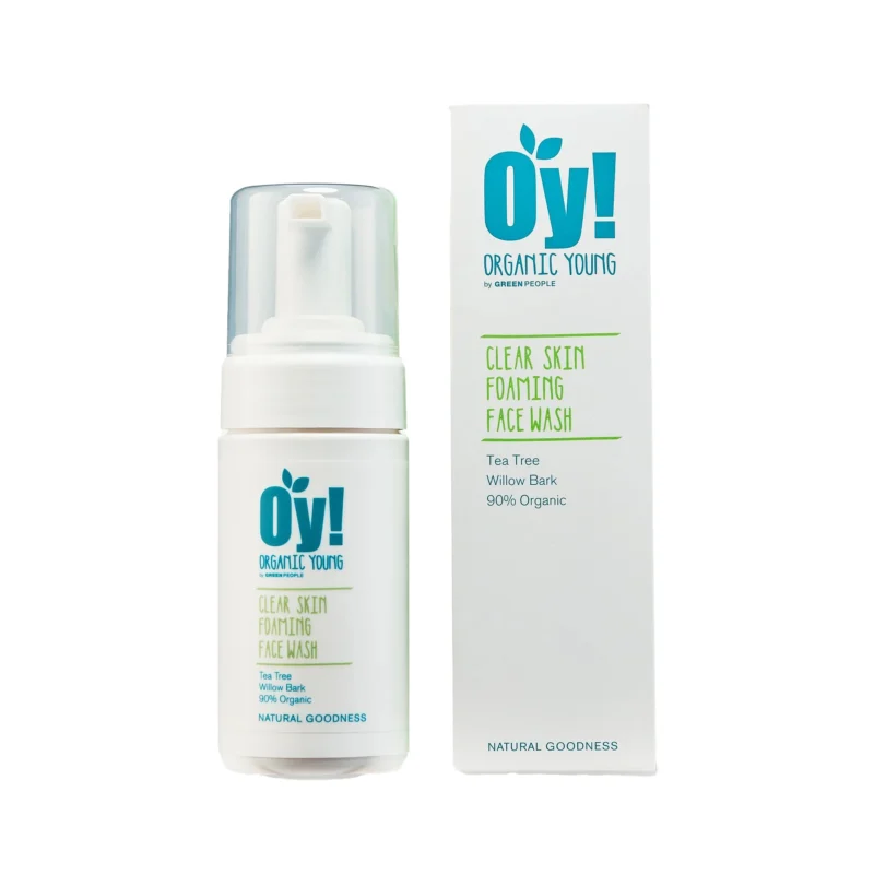 oy clear skin foaming face wash 100ml